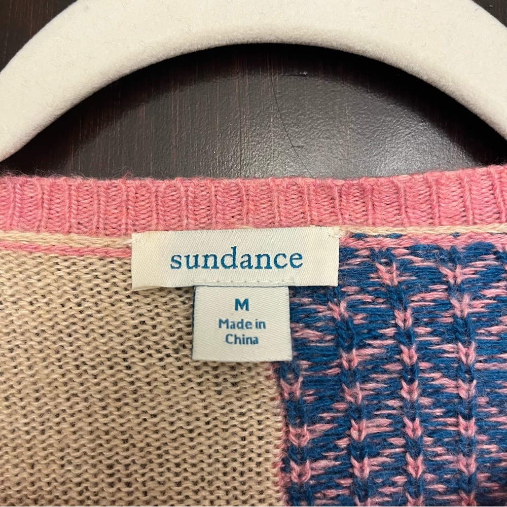 Sundance Multicolor Patchwork Sweater - image 4